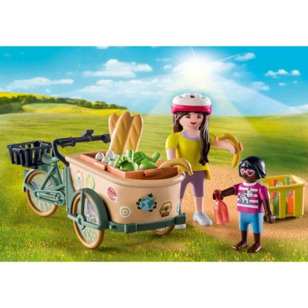 PLAYMOBIL - BICICLETA FERMIERILOR CU MARFA Playmobil - 1